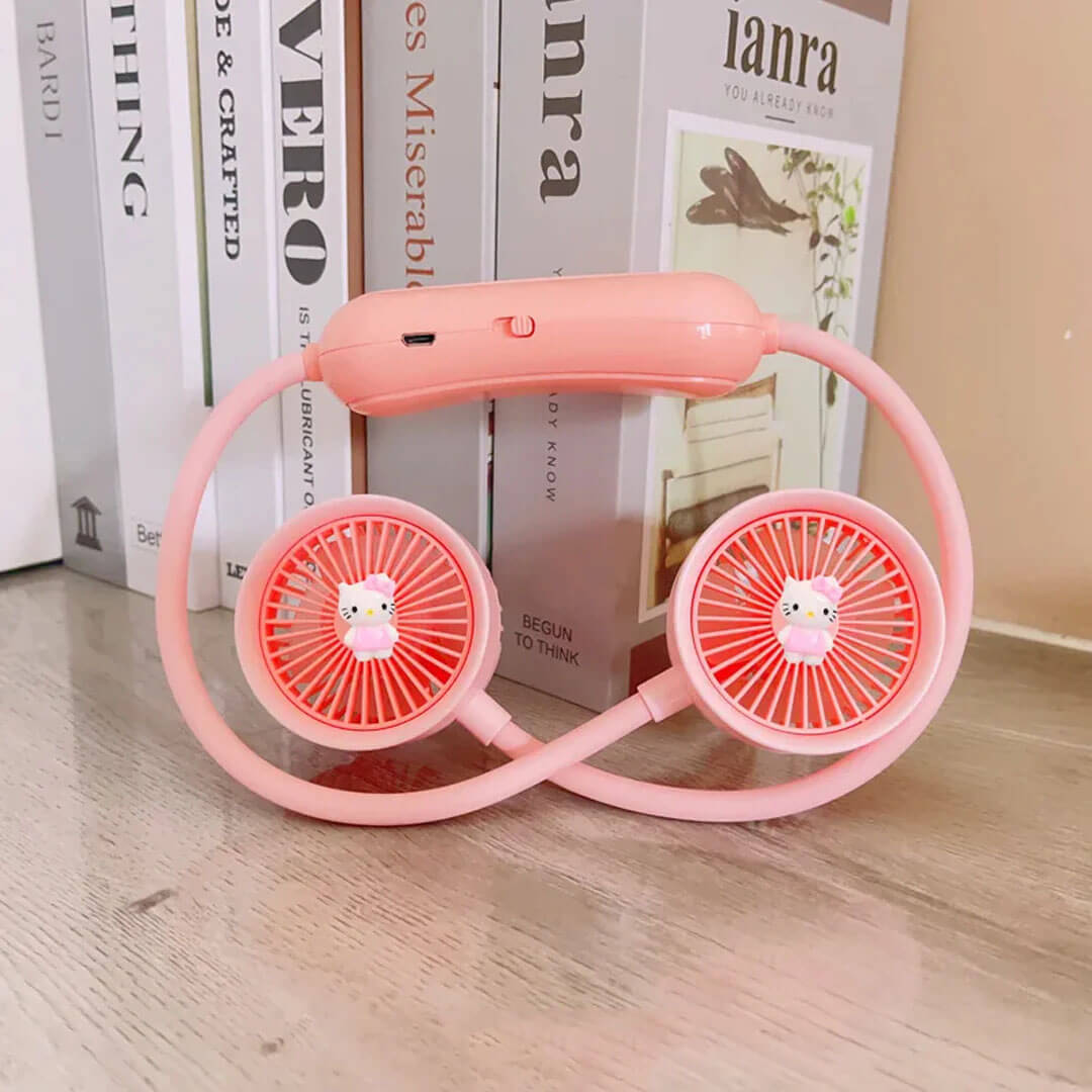 Cartoon Neck Hanging Fan