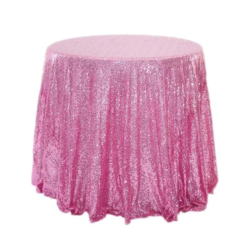 IG Style Sequins Solid Color Polyester Tablecloths