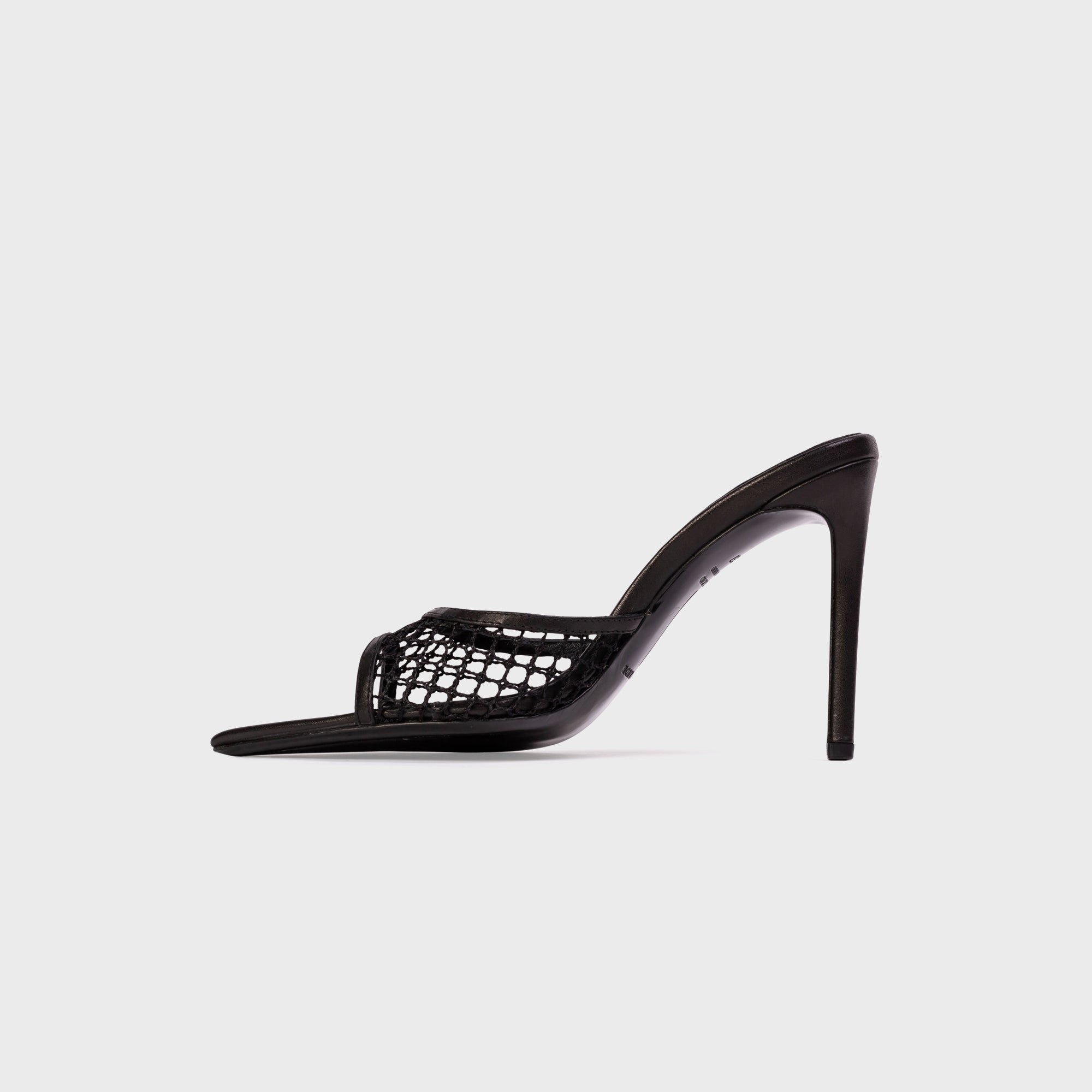 Black Suede Studio Else 100 - Black Woven Mesh