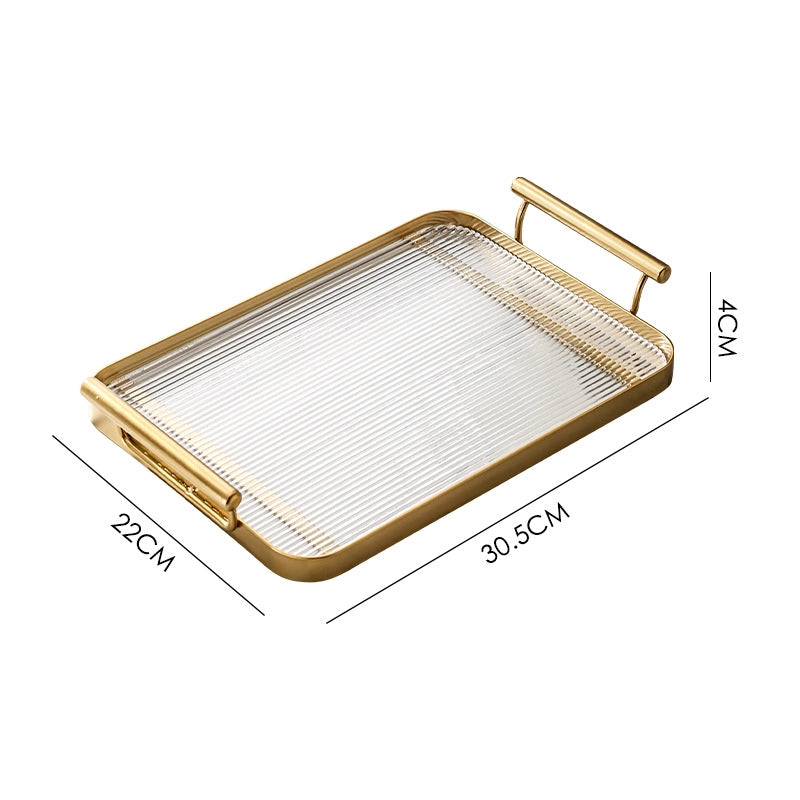 Elegant Classical Retro Stripe Arylic Tableware 1 Piece