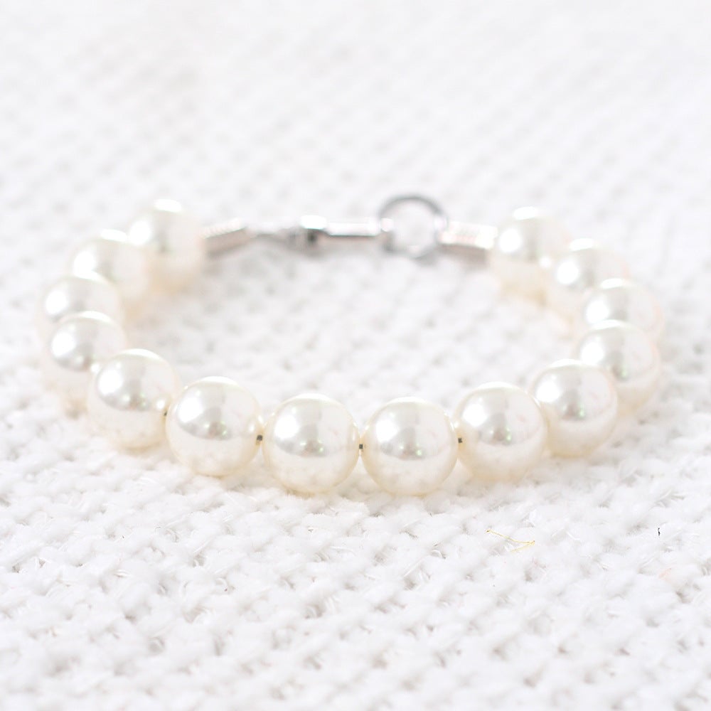 Pearl Dog Cat Bead Necklace Collar