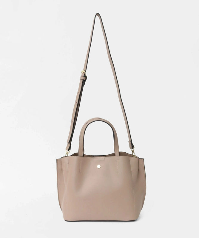 Japanese Lotte Light Fashion PU Crossbody Bag Light Leather Solid Color Shoulder Bag Shopping Portable Medium Women's Bag Printed
