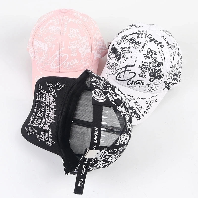 Unisex Classic Style Letter Crimping Baseball Cap