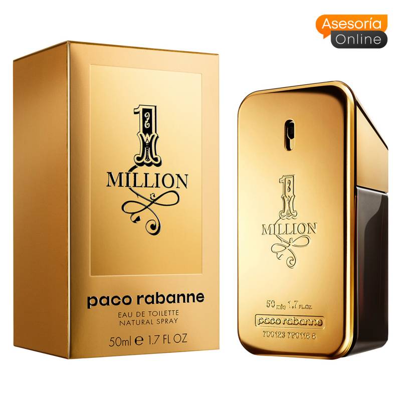 Perfume Hombre One Million EDT 50 Ml Paco Rabanne