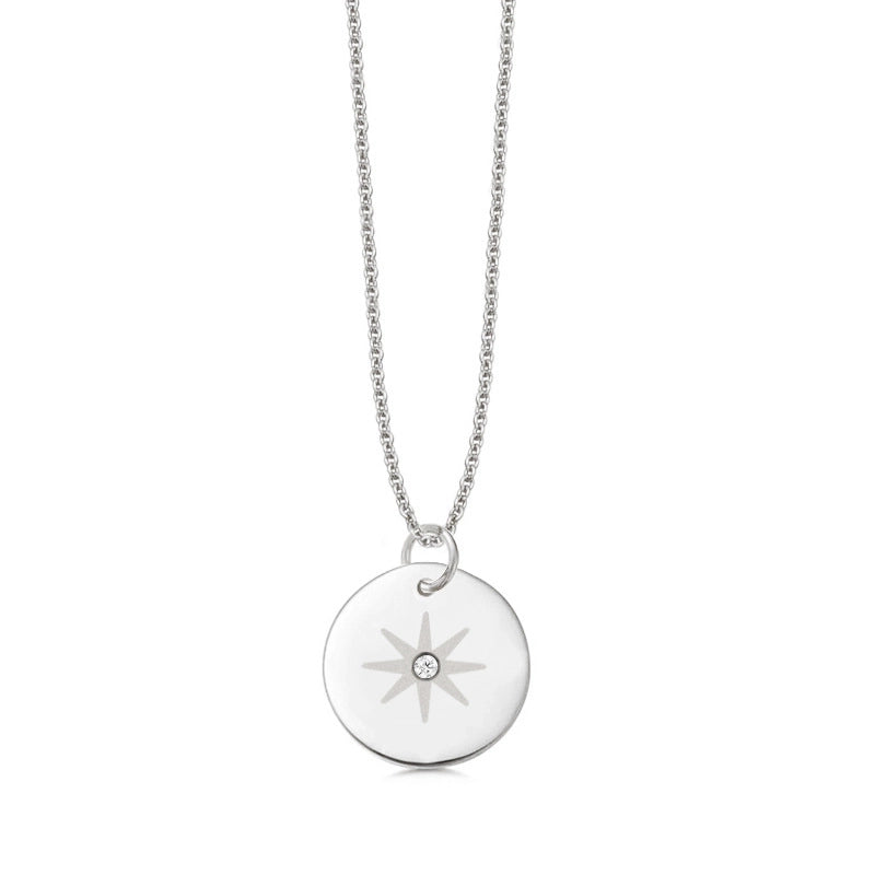 Minimalist Geometric 304 Stainless Steel 18K Gold Plated Plating Necklace