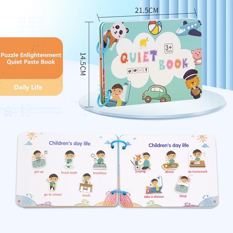 Montessori Busy Book For Kids To Develop Learning Skills