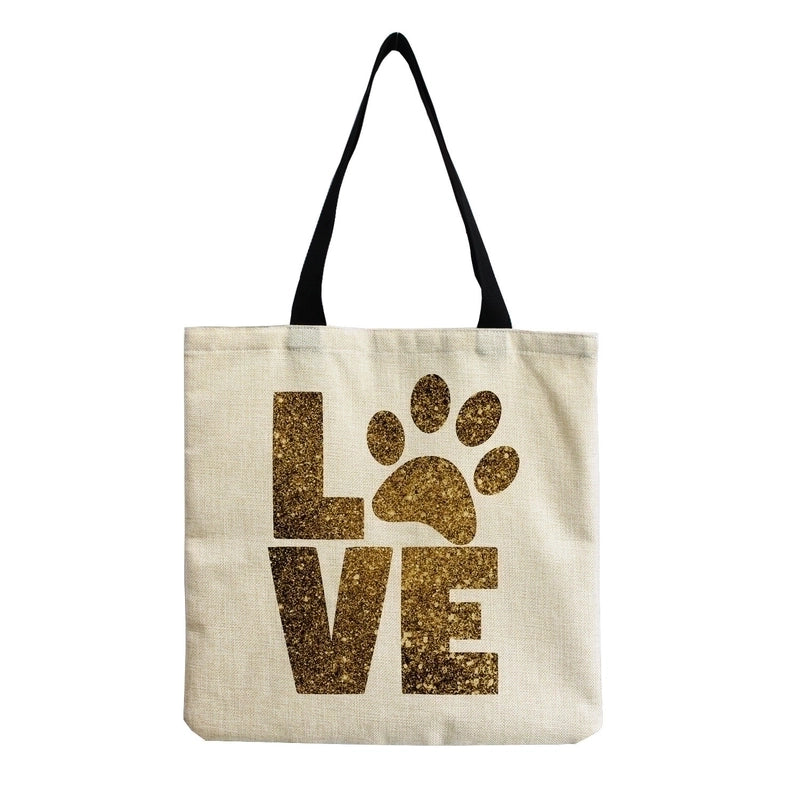 Women's Minimalist Letter Shopping Bags