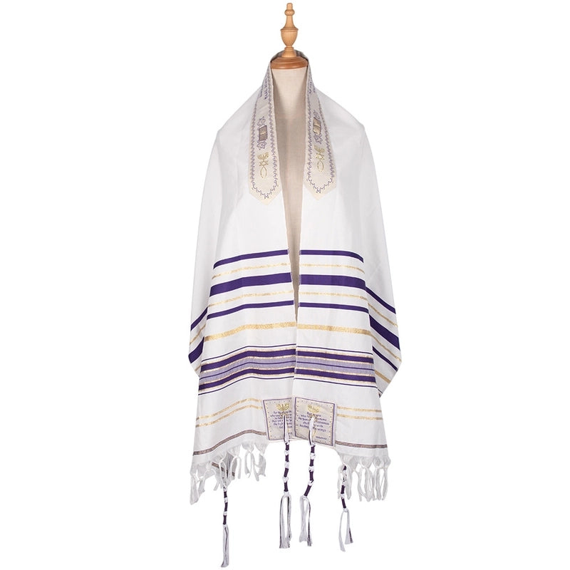 Unisex Formal Minimalist Stripe Polyester Shawls