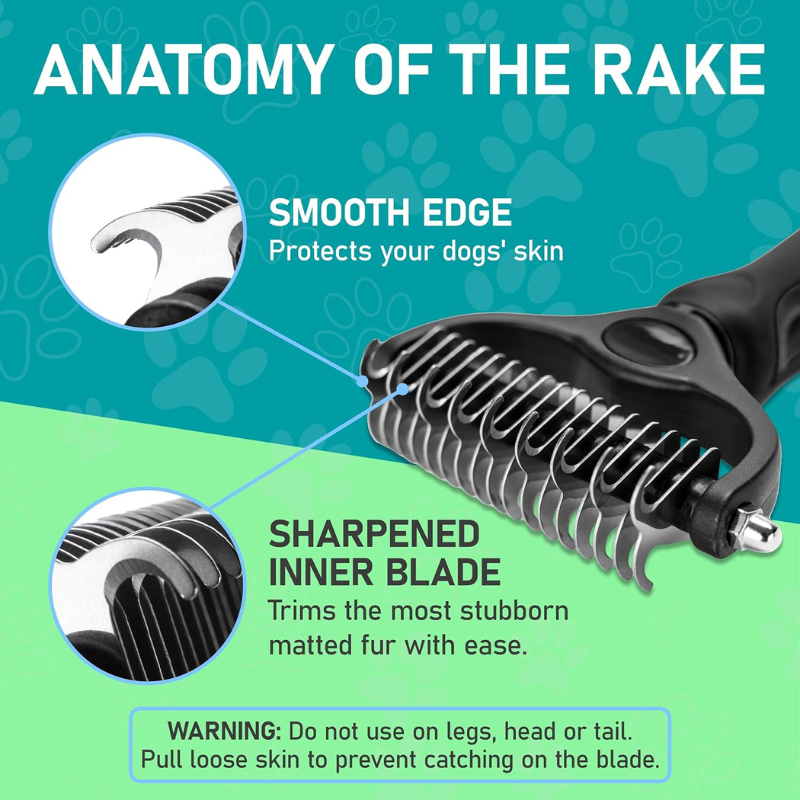 Dual Sided Pet Grooming Brush