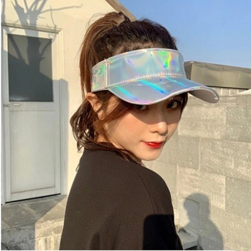 Women's Minimalist Solid Color Curved Eaves Sun Hat
