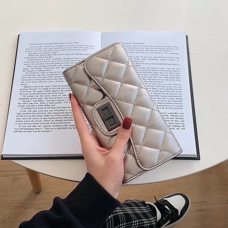 Fashion Medium Long Ladies Wallet New Fashion Large-capacity Two-fold Wallet