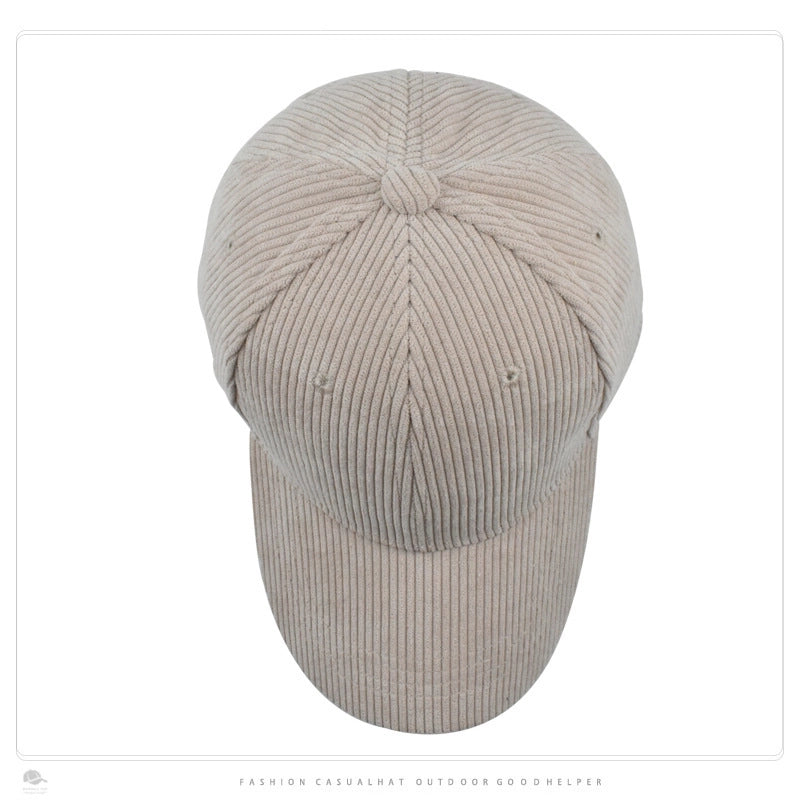 Unisex Elegant Lady Solid Color Curved Eaves Baseball Cap