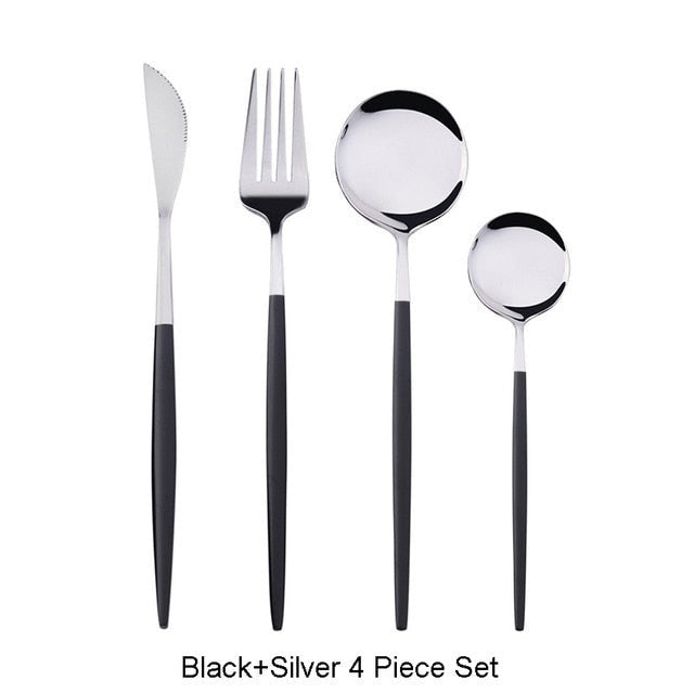 Art Of Food® 4-piece Stainless Steel Cutlery Set. Paris