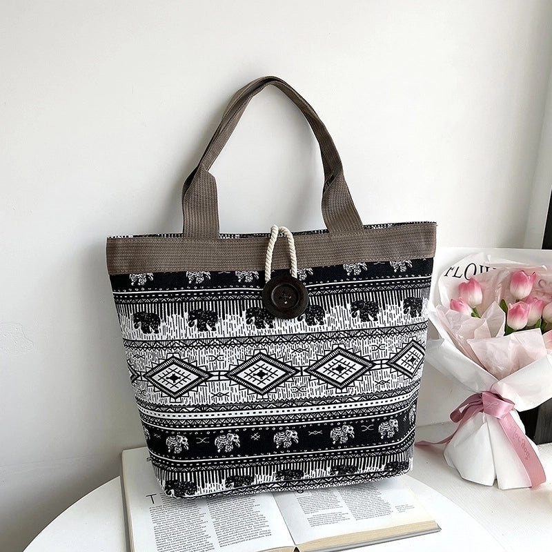 Women's Large All Seasons Canvas Streetwear Underarm Bag