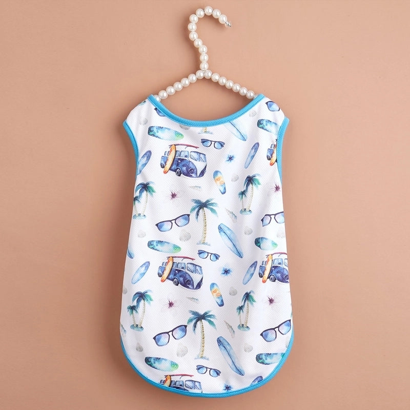 Dog Clothes Summer Pet Clothing Pet Vest Teddy Bulldog Clothes Cat Casual Clothes