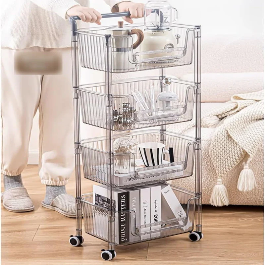 4 Tier Utility Storage Cart