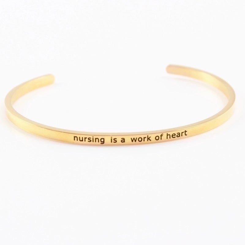 2 Pieces Casual Minimalist Letter 304 Stainless Steel Stainless Steel Bracelets In Bulk