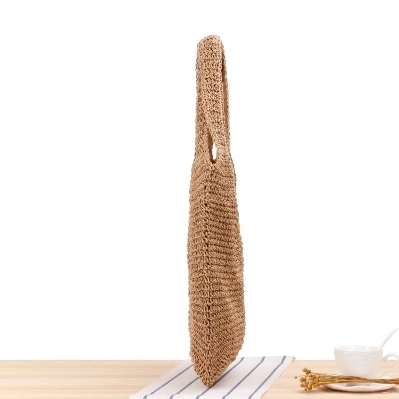 Women's Large Spring&summer Straw Vacation Straw Bag