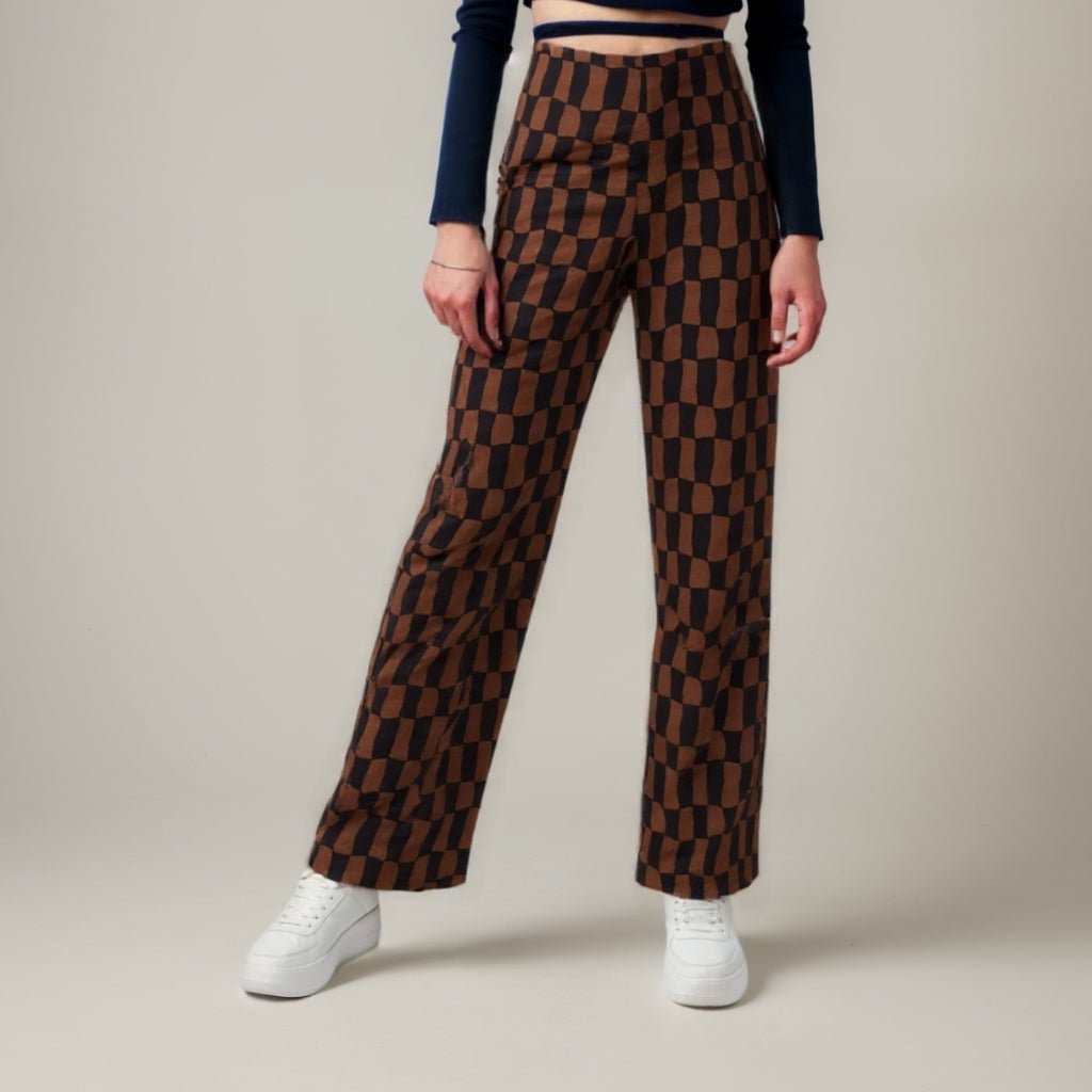 High-Waisted Playa Wide-Leg Pants