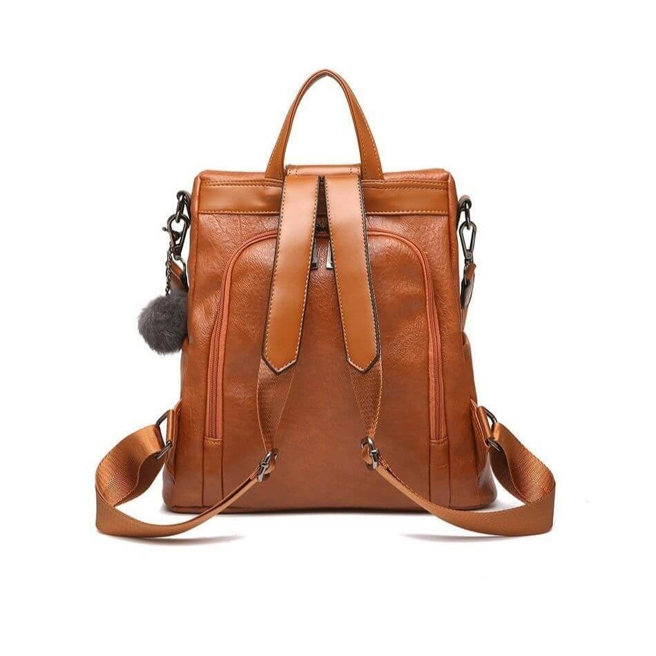 limited edition leather ladies' anti-theft backpack