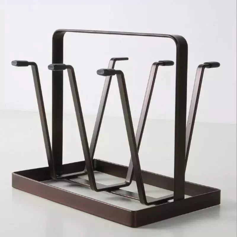 IRON GLASS STAND AND CUP HOLDER