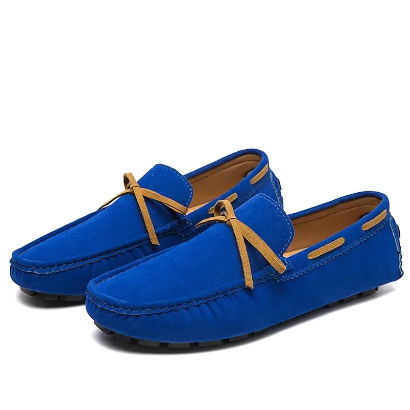 Cricsblue ugg Men's casual shoes Soft suede summer shoes women's high quality men's casual shoes Driving flat loafers Couple family size35-48