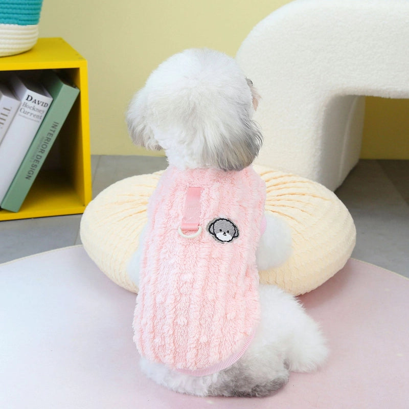 Cute Coral Fleece Dog Pet Clothing