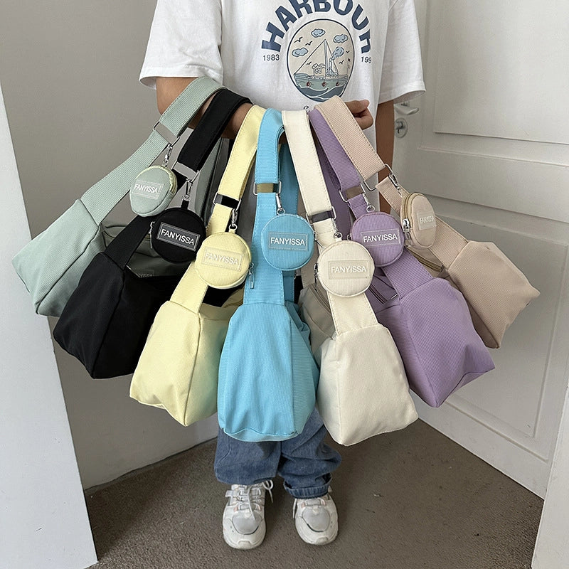 Women's Bag  New Autumn And Winter Trendy  Large Capacity Crossbody Bag Casual All-Matching Fashion Lightweight Oxford Bag