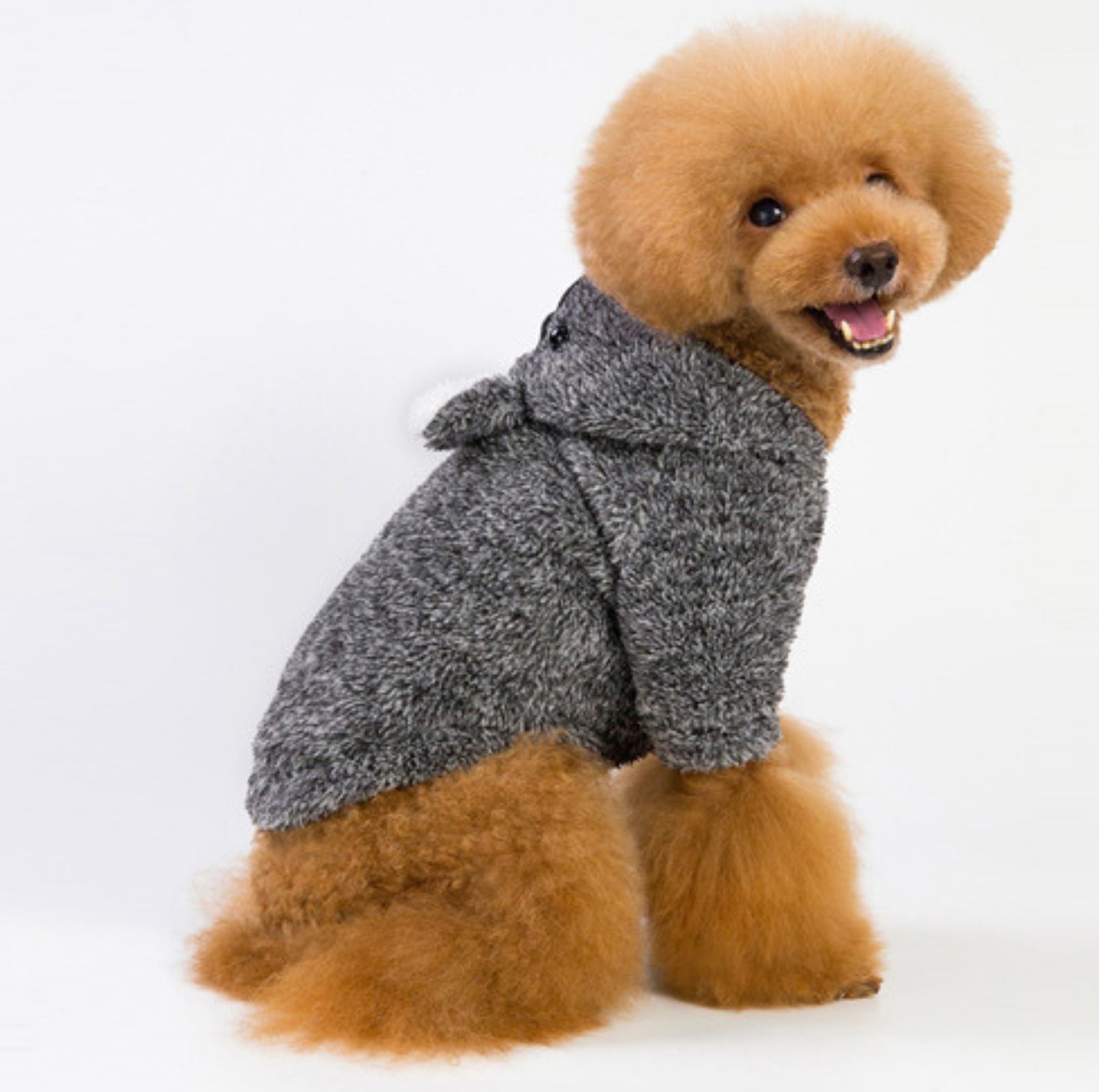 Cozy Koala Double-Fleece Dog Jacket