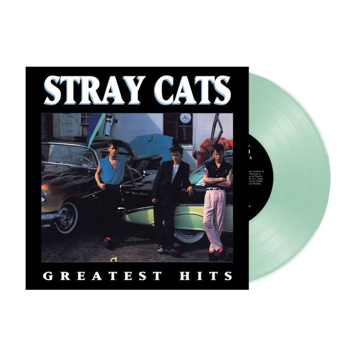 Stray Cats - Greatest Hits Exclusive Coke Bottle Clear LP Color Vinyl Record