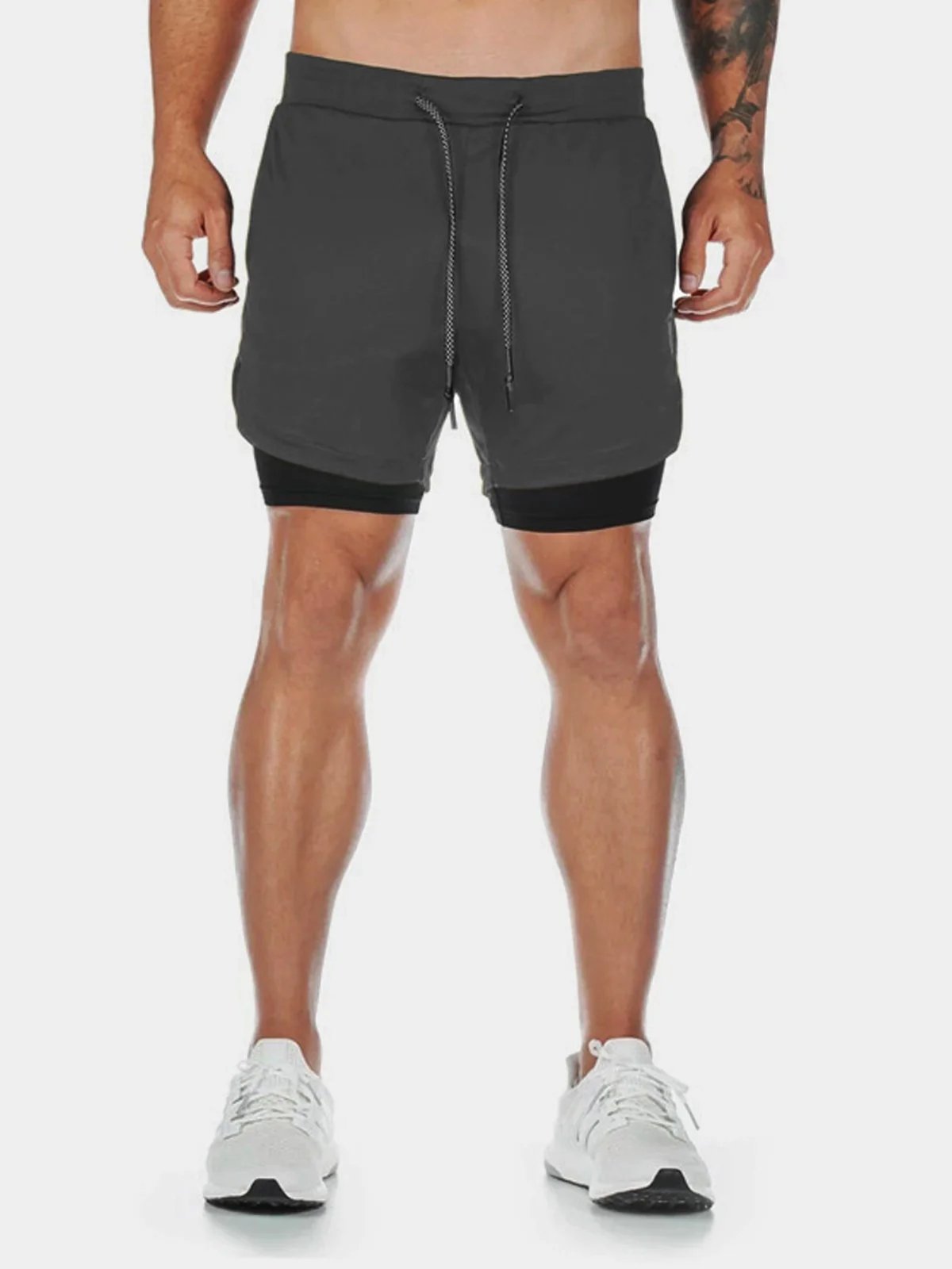 🔥Last day 46% OFF - M's 7 Kinetic Pocket Lined 2 in 1 Mesh Short