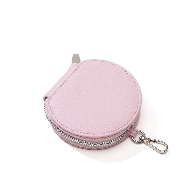 Women's Pu Leather Solid Color Streetwear Square Zipper Bag Sets Coin Purse