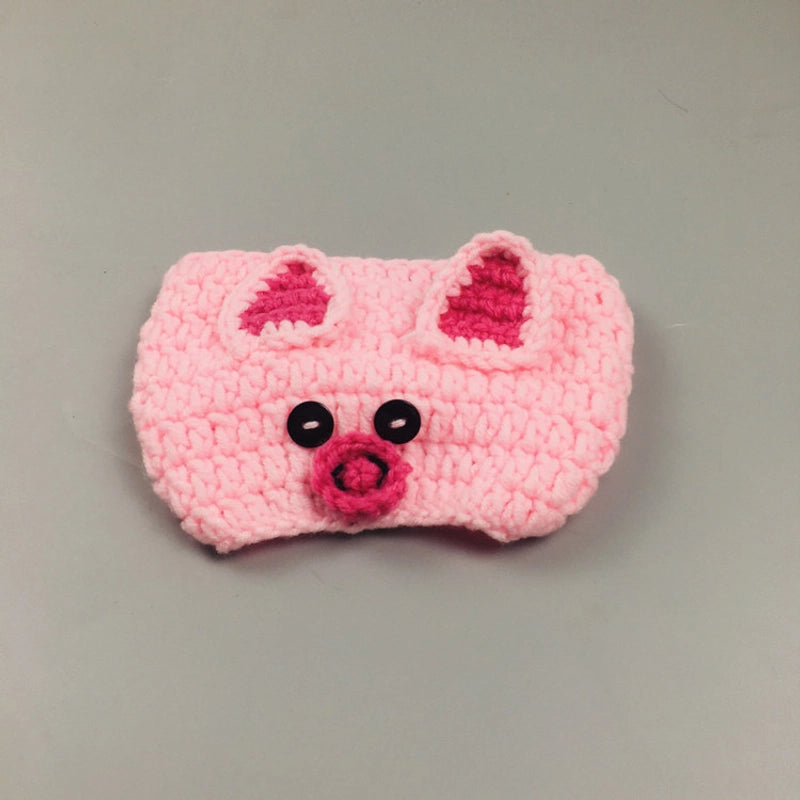Cute Acrylic Frog Patchwork Pet Hat