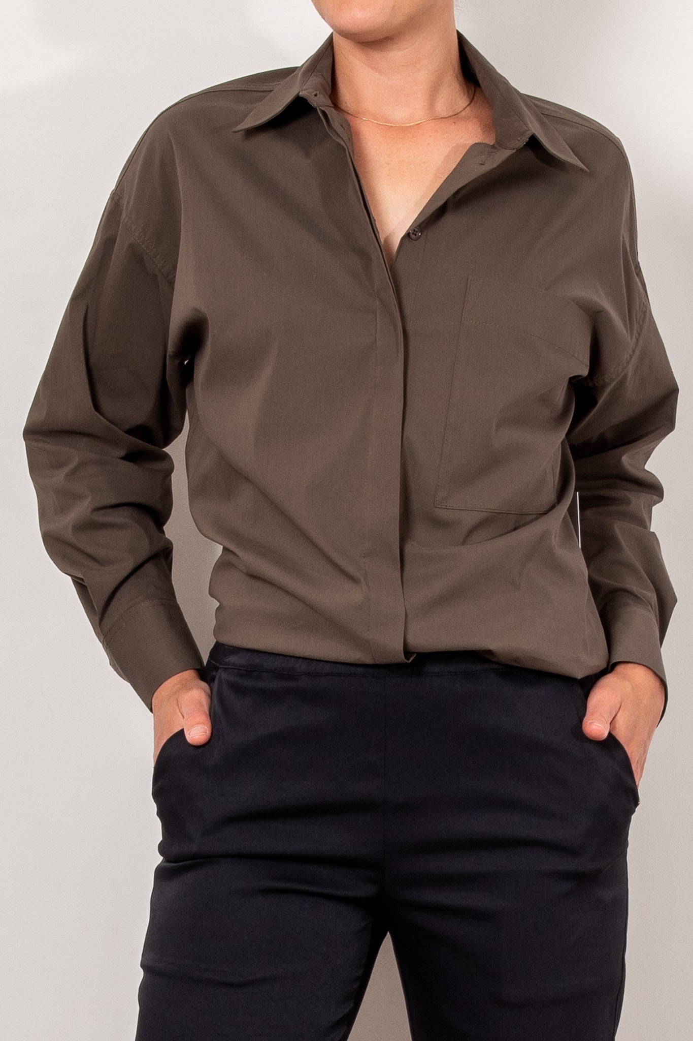 Mela Purdie Relaxed Pocket Shirt Microprene