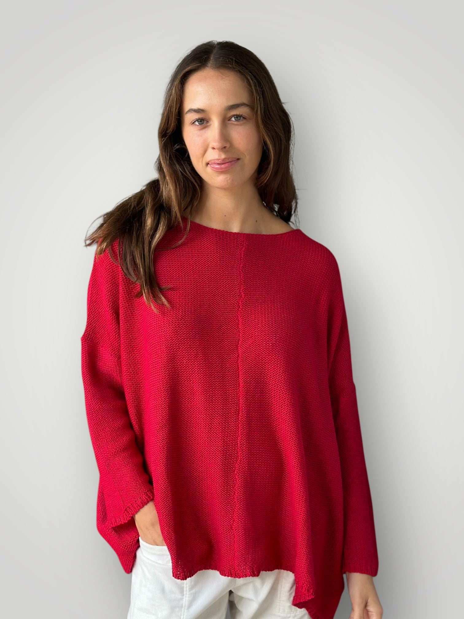 stella jersey - red cotton knit