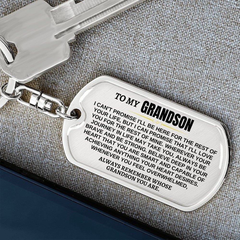 🔥 To My Grandchildren - Remember Whose Grandchildren You Are - Unique Keychain