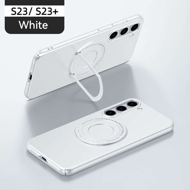 Matte Invisible Stand Magnetic Case For Samsung S23/ S23+/ S23 Ultra