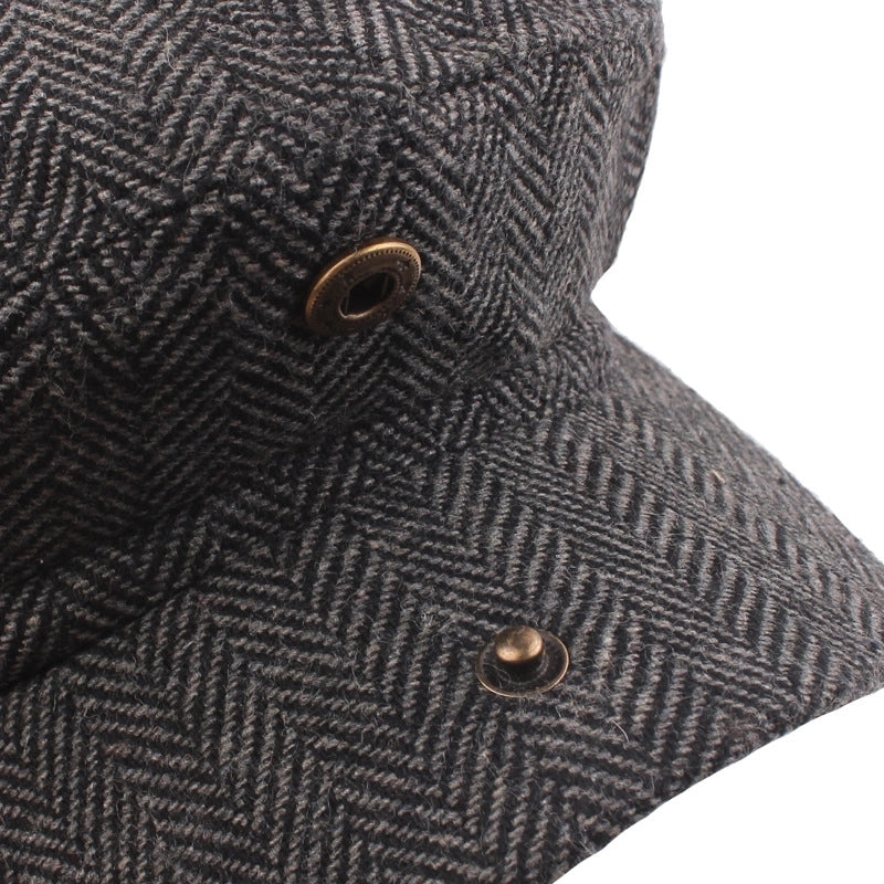 Men's Vintage Style British Style Argyle Curved Eaves Beret Hat