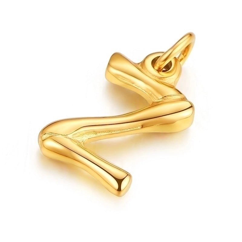 Fashion Letter 201 Stainless Steel 18K Gold Plated Polishing Plating Stainless Steel Necklaces
