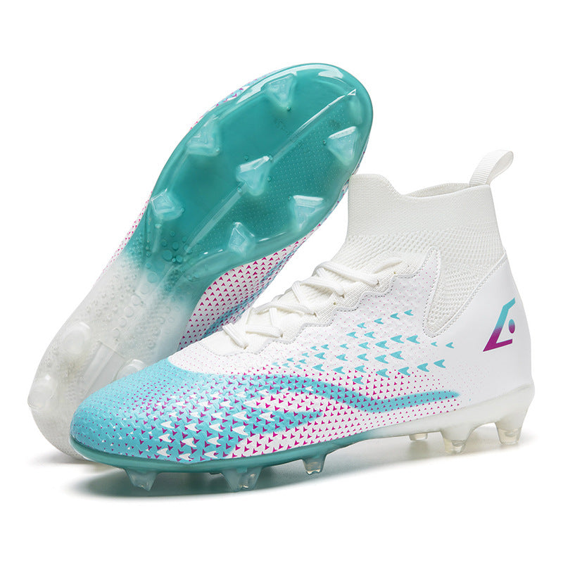 Men's Fly-Woven Football High-Top Sports Shoes