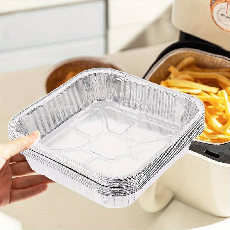 PACK OF 10 ALUMINIUM DISPOSABLE FOIL PLATES