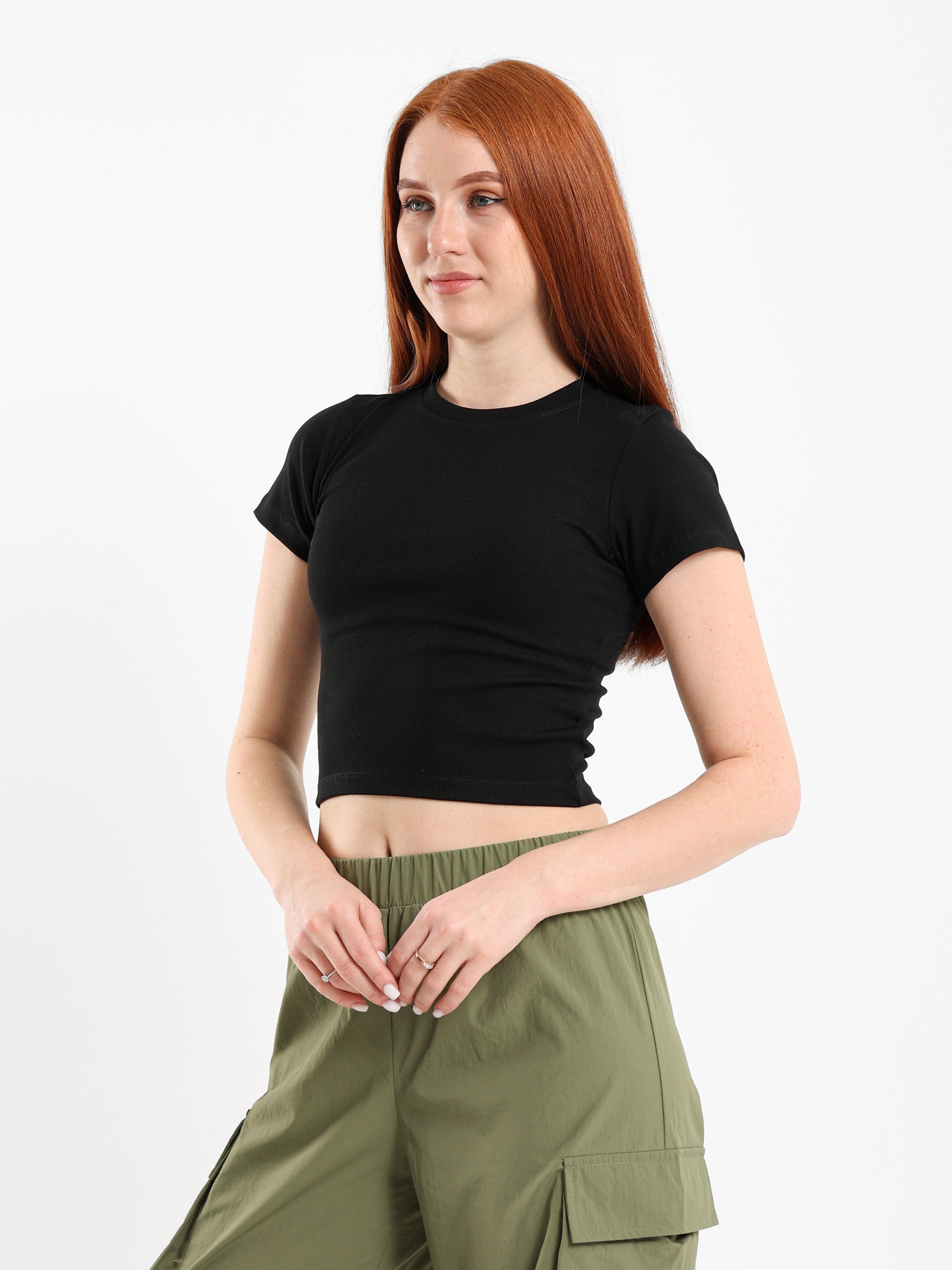 Fitted Cropped T-Shirt