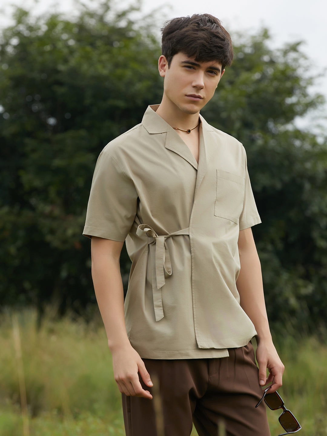 Korean Wrap Shirt