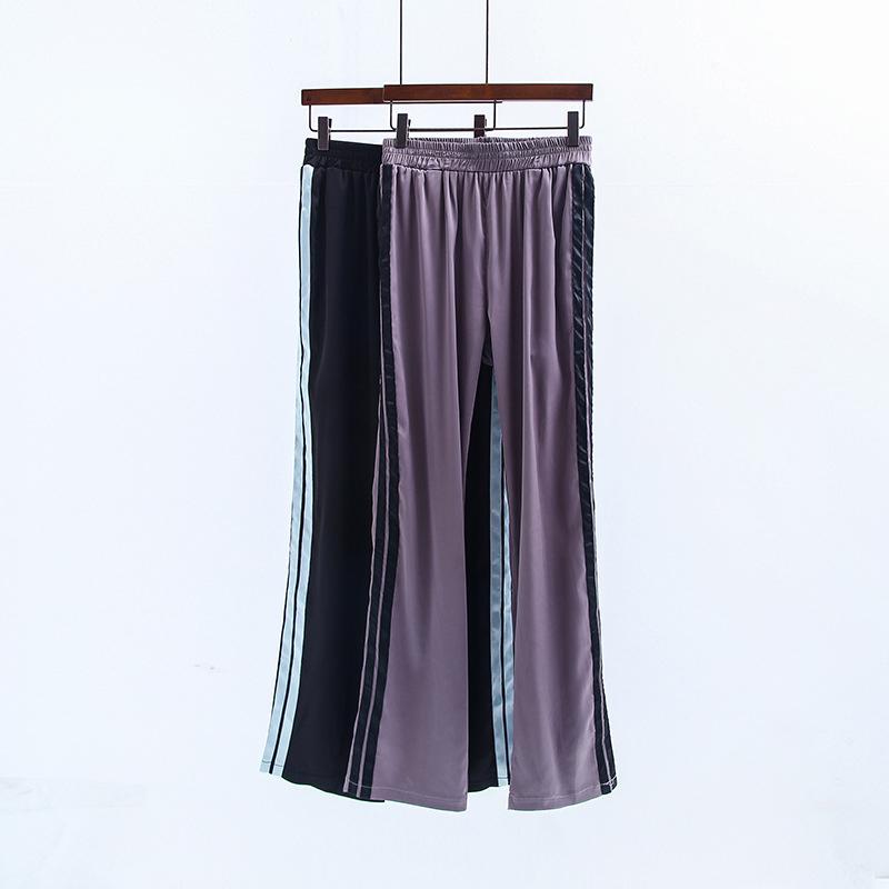 Satin Striped Trousers