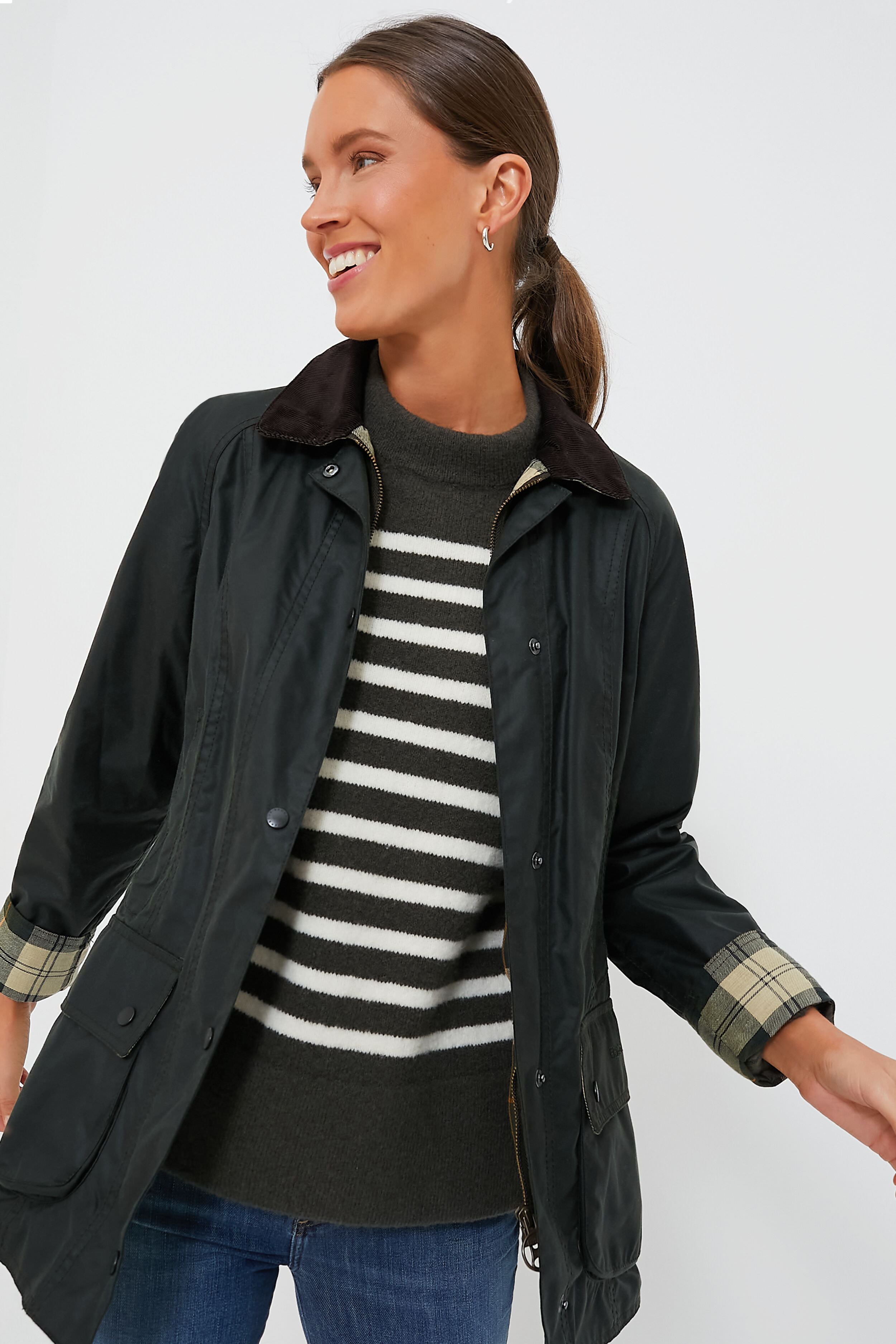 Sage Beadnell Wax Jacket