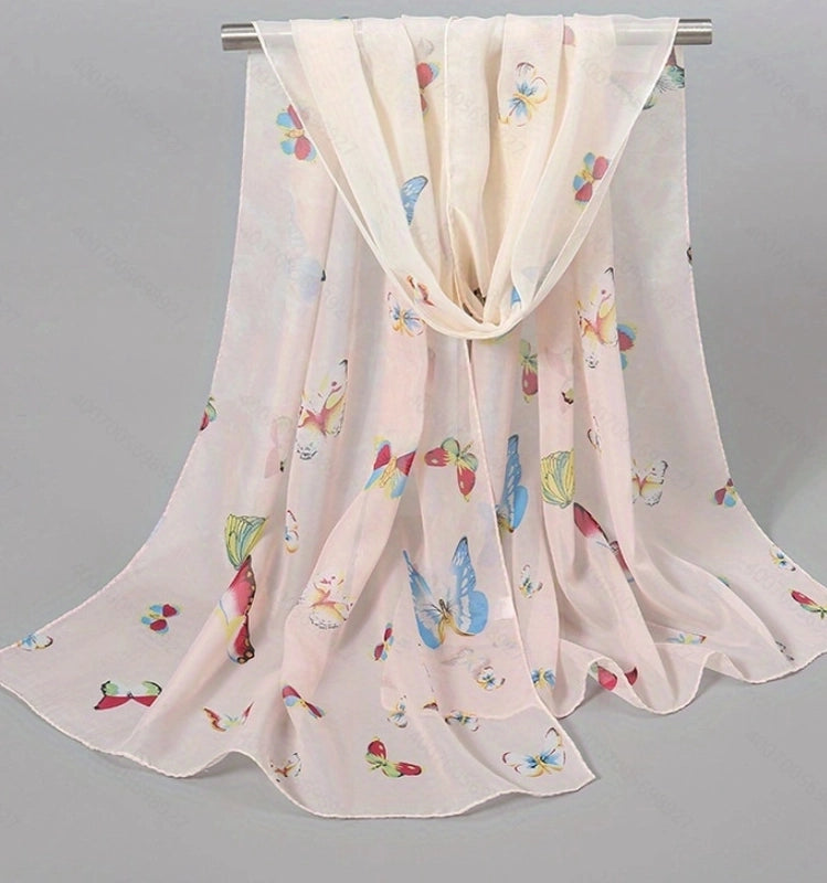 Women's Streetwear Solid Color Chiffon Scarves & Gloves