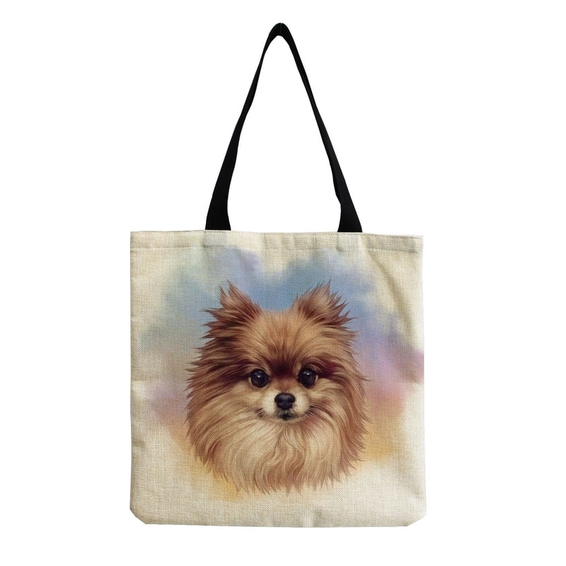 Women's Cute Dog Shopping Bags