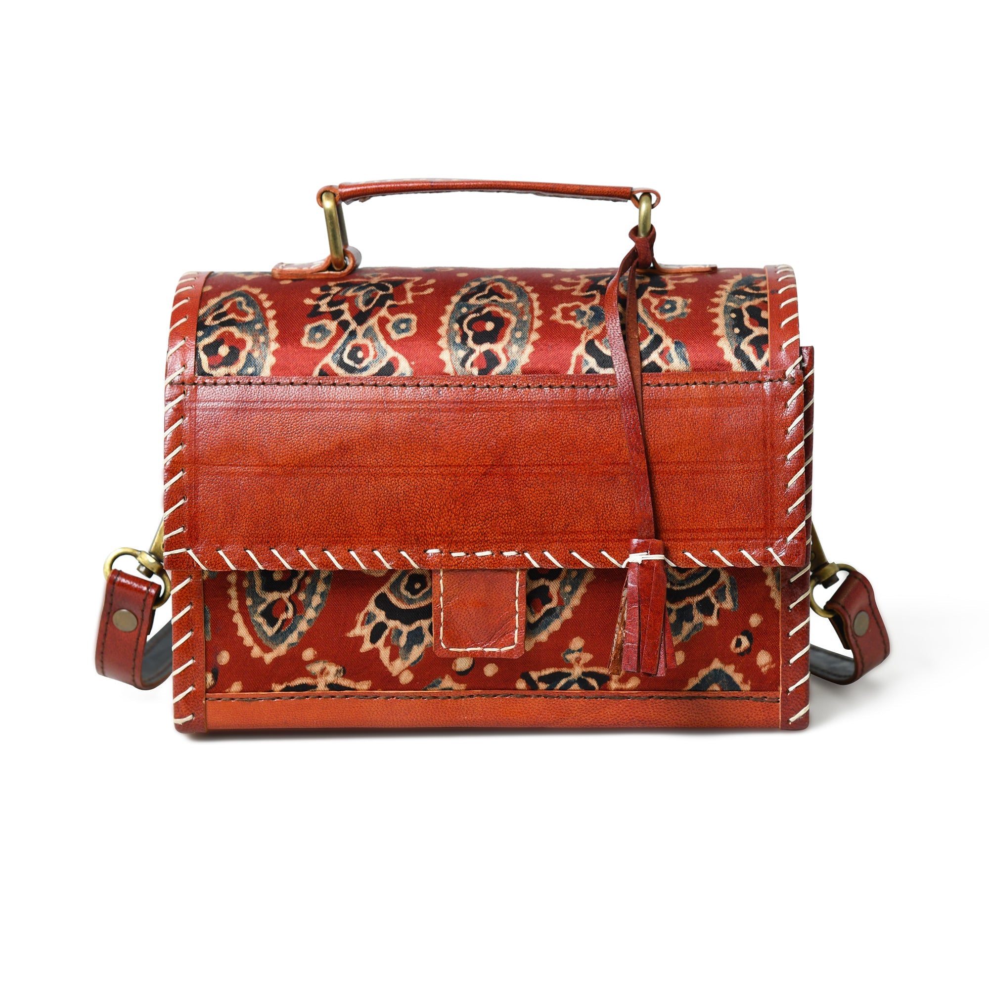 Maroon Satchel Purse