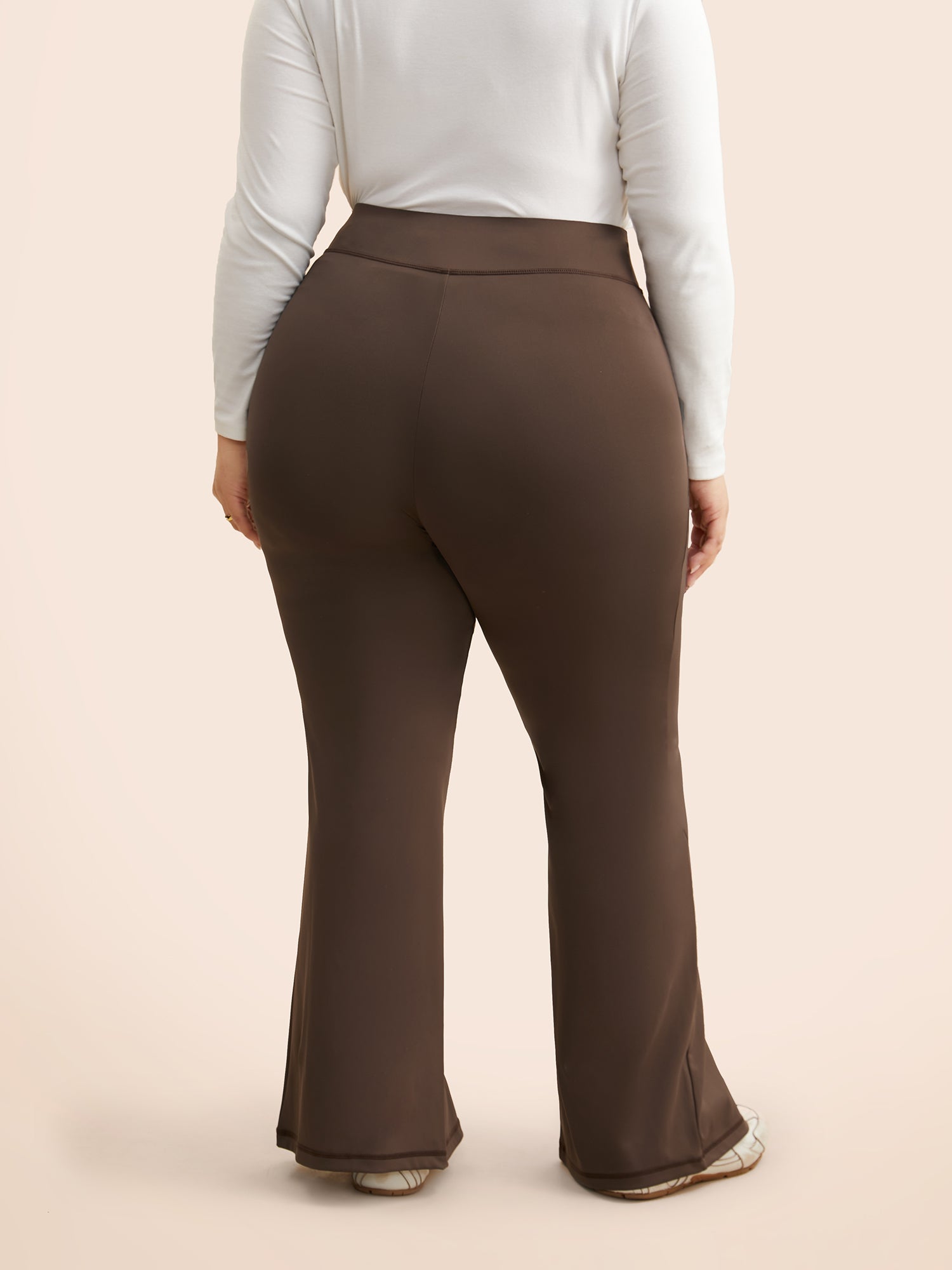 High Stretch Split Hem Bootcut Leggings
