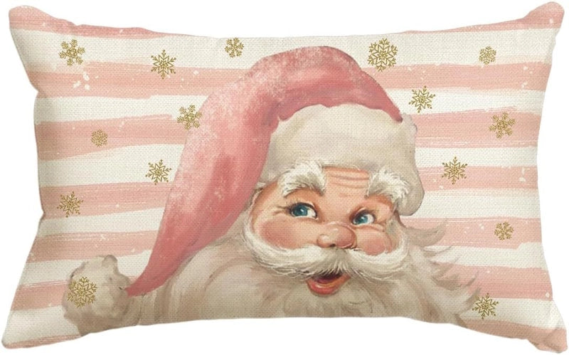 Christmas Vacation Letter Linen Pillow Cases Couch & Sofa Decor